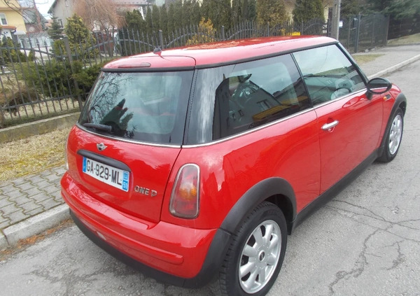 MINI ONE cena 9900 przebieg: 271200, rok produkcji 2003 z Krosno Odrzańskie małe 121